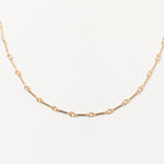 Alice Necklace Bone Link Chain, 14k gold fill, Sheena Marshall Jewelry, Denver Colorado