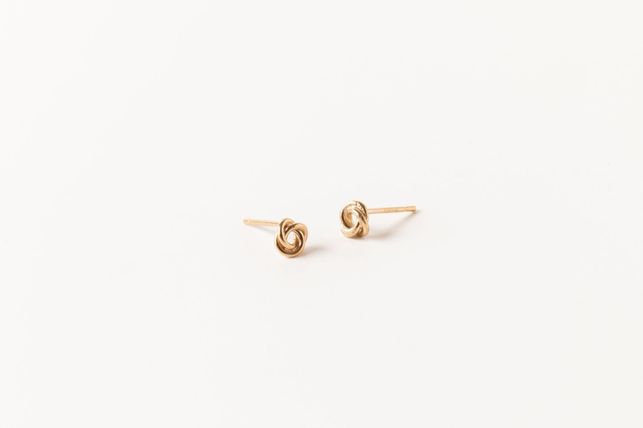 Love Knot Earrings • Dainty Stud Earrings • Minimalist Knot Earrings in gold • Gift for Her • Bridesmaid Gifts, Sheena Marshall Jewelry Denver Colorado