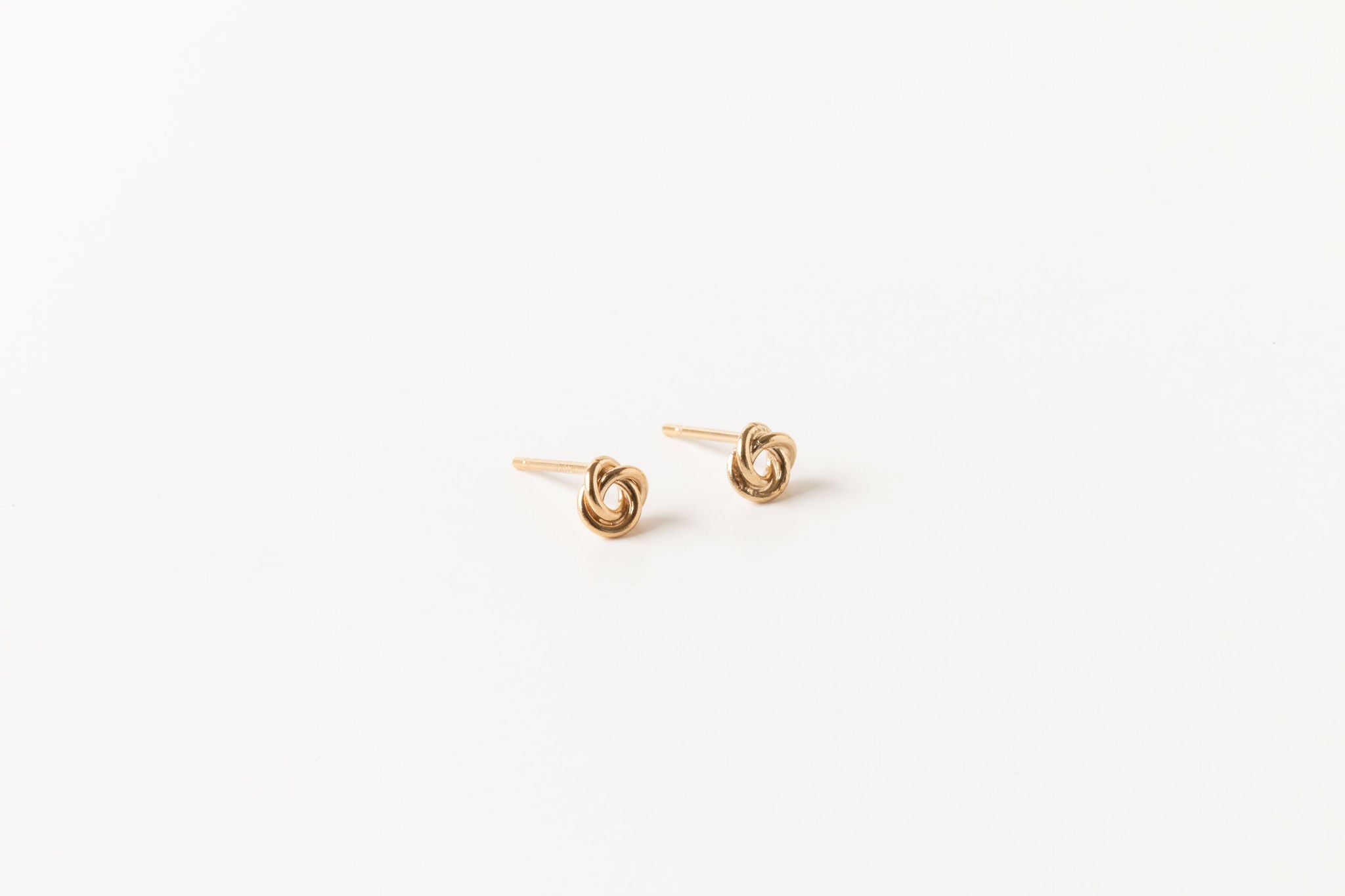 Love Knot Earrings • Dainty Stud Earrings • Minimalist Knot Earrings in Gold and Sterling Silver • Gift for Her • Bridesmaid Gifts, Sheena Marshall Jewelry Denver Colorado