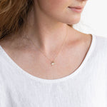 Tiny Initial Necklace • Gold Fill , Letter Name Dainty Layering Charm Necklace - Gift for Mom For Her Personalized Jewelry - Sheena Marshall Jewelry - Denver - Colorado