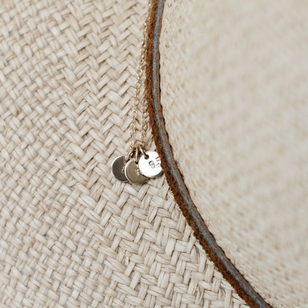Tiny Initial Necklace • Gold Fill , Letter Name Dainty Layering Charm Necklace - Gift for Mom For Her Personalized Jewelry - Sheena Marshall Jewelry - Denver - Colorado
