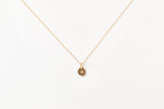 Tiny Initial Necklace • Gold Fill , Letter Name Dainty Layering Charm Necklace - Gift for Mom For Her Personalized Jewelry - Sheena Marshall Jewelry - Denver - Colorado