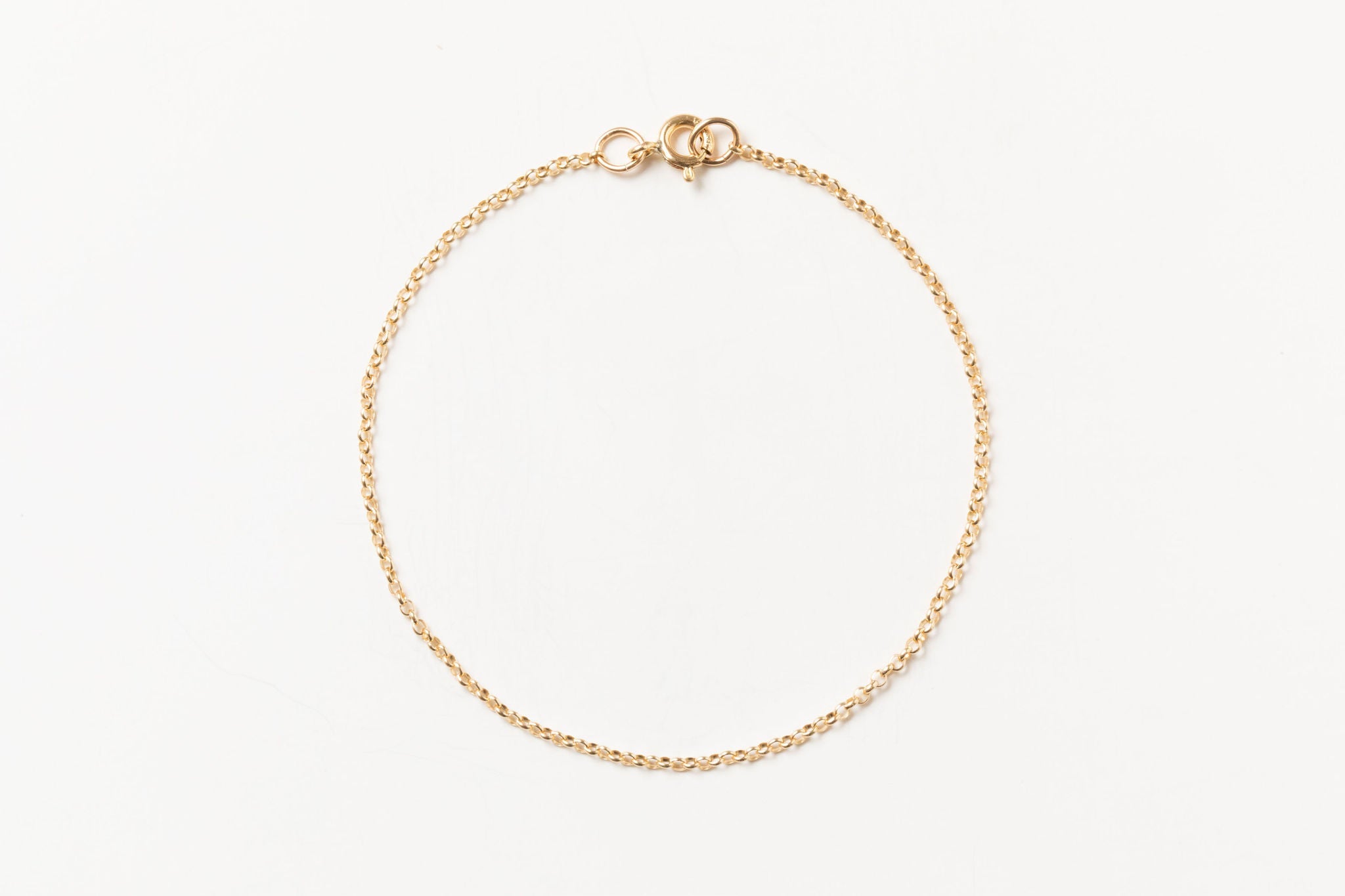 Delicate gold-filled chain bracelet by Sheena Marshall Jewelry, perfect for everyday layering and stacking.