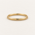 Round Band, 2mm, Solid 14k Gold