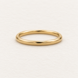Round Band, 2mm, Solid 14k Gold
