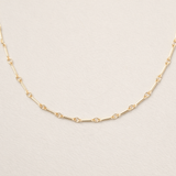 Alice Link Necklace, Gold Fill