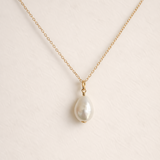 Baroque Pearl Necklace, Gold Fill
