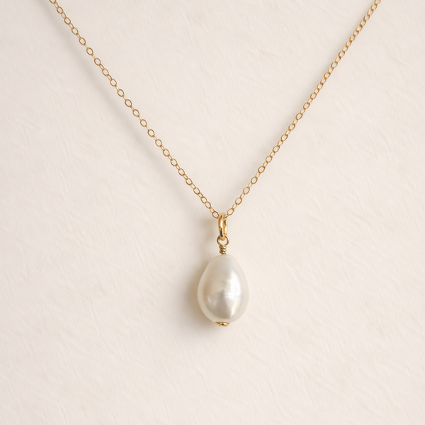 Baroque Pearl Necklace | Gold Fill – Sheena Marshall