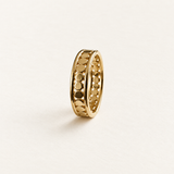 Celeste Ring, Solid 14k Gold — side view