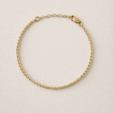 Minimal Chain Bracelet, Gold Fill