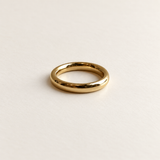 Solara Donut Band, Solid 14k Gold — front view