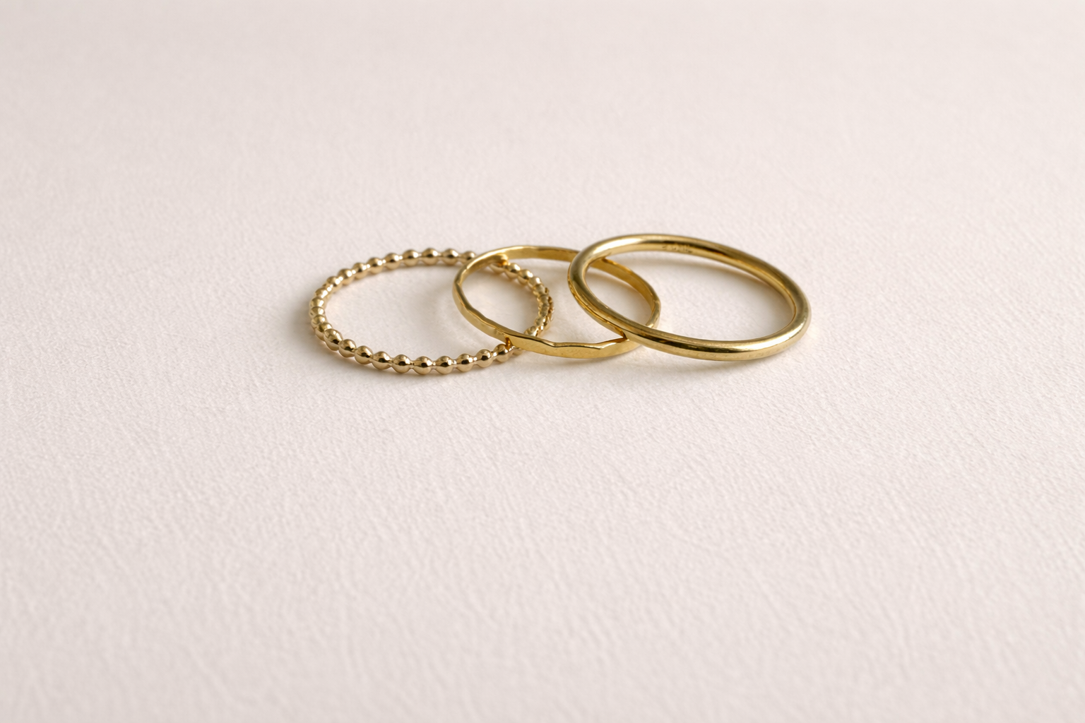 Stacking Ring Set | GOLD FILL