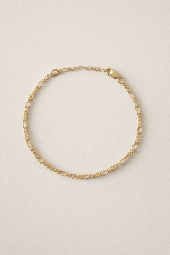 Figaro Bracelet | Gold Fill