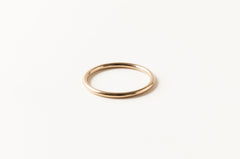Thick Gold Band, Gold Ring, 14k Gold Filled Ring, Half Round Ring, Stacking Ring, Simple Gold Ring, Gold Filled Ring, Thick Ring, Gold Band, Sheena Marshall Jewelry, Denver, Colorado