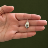 Molten Form Pendant Necklace No. 1, Sterling Silver