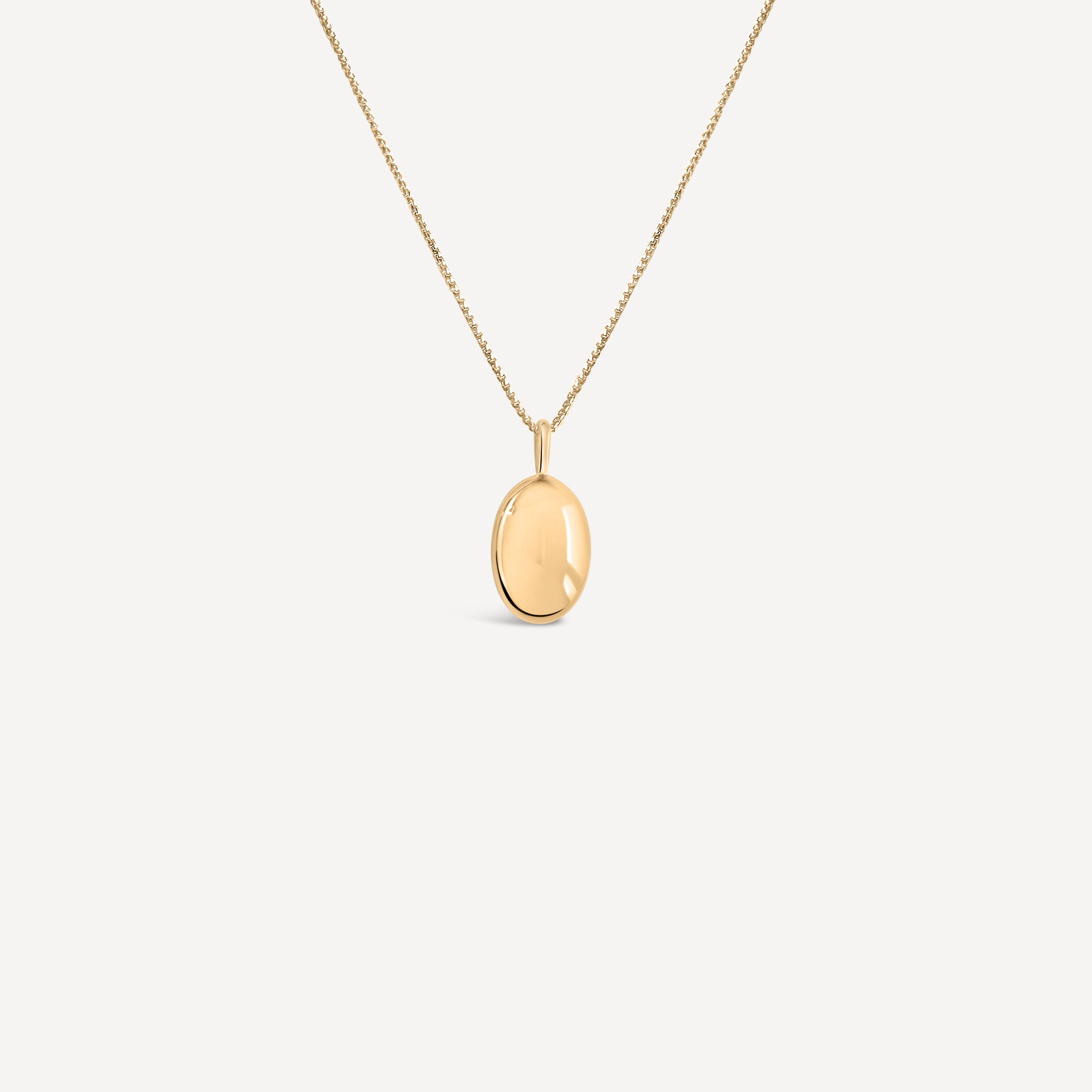 Esme Oval Pendant | 14k Solid Gold