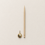 Molten Form Pendant No. 2, Solid 14k Gold + Natural Diamond — size reference