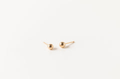 Gold Ball Earrings, Tiny Ball Studs, Gold Bead Earrings, Gold Bead Stud Earrings, Ball Stud Earrings, Tiny Ball Earrings, Tiny Gold Studs, Sheena Marshall Jewelry, Denver, Colorado