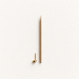 Teardrop Studs, 14k Solid Gold — size reference