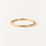 Classic Round Band, 1.5mm, Solid 14k Gold