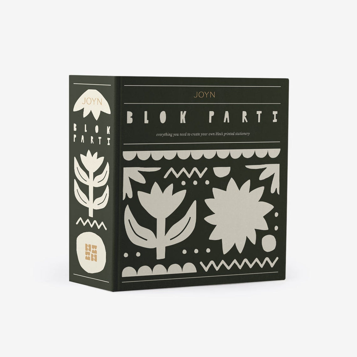 Block Printing Kit - Tulip Print Stationery Set — boxed kit