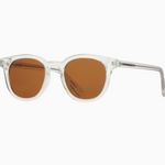 Clear Sunglasses with temples open