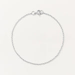 Delicate sterling silver chain bracelet by Sheena Marshall Jewelry, perfect for everyday layering and stacking.