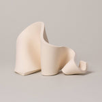 Furl Art Object, Bone — side view