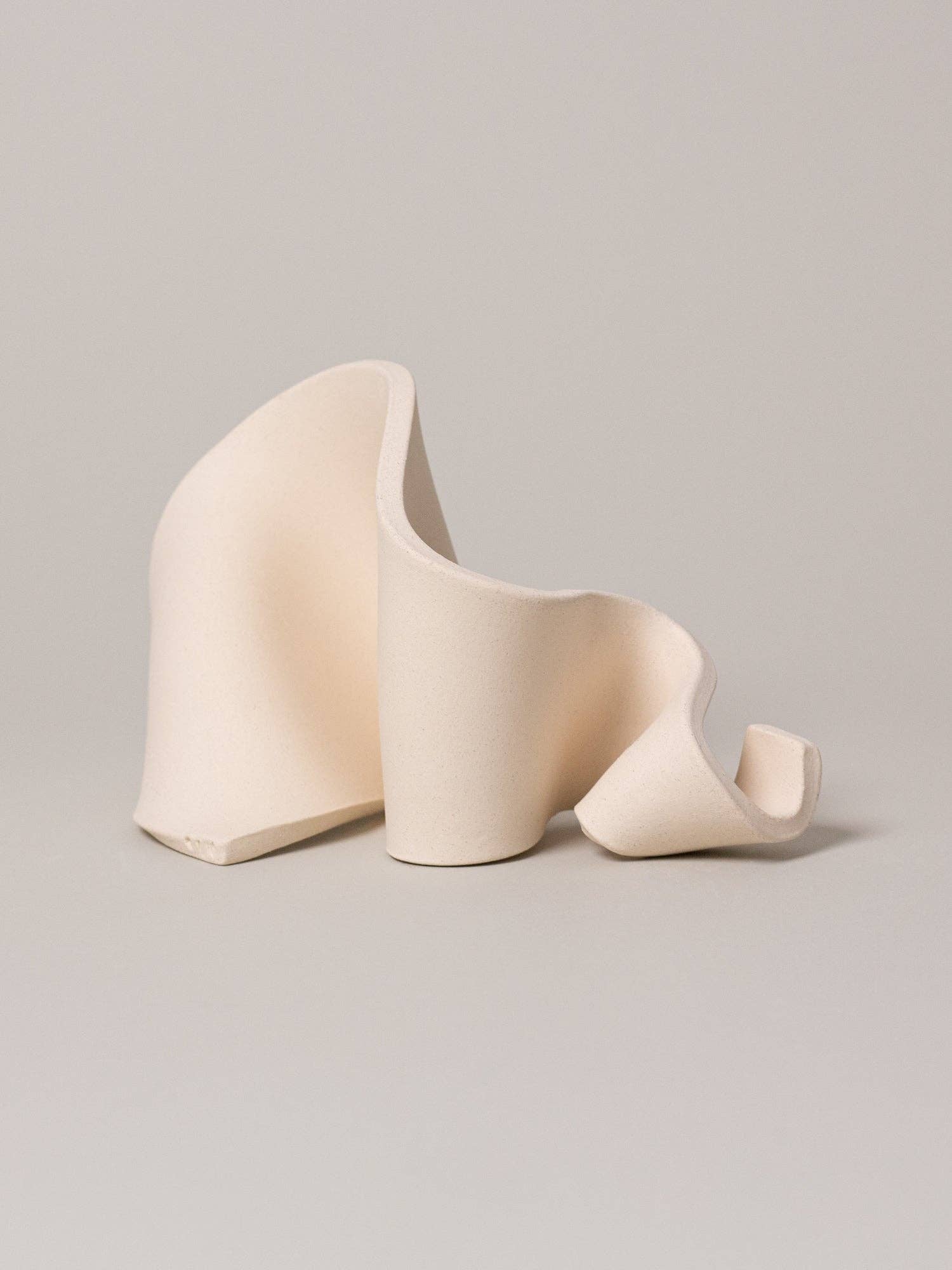 Furl Art Object, Bone — side view
