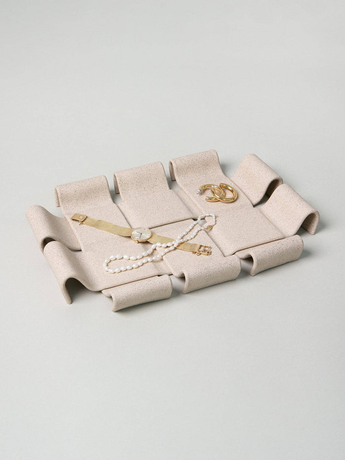 Gala Tray, Sand holding jewelry