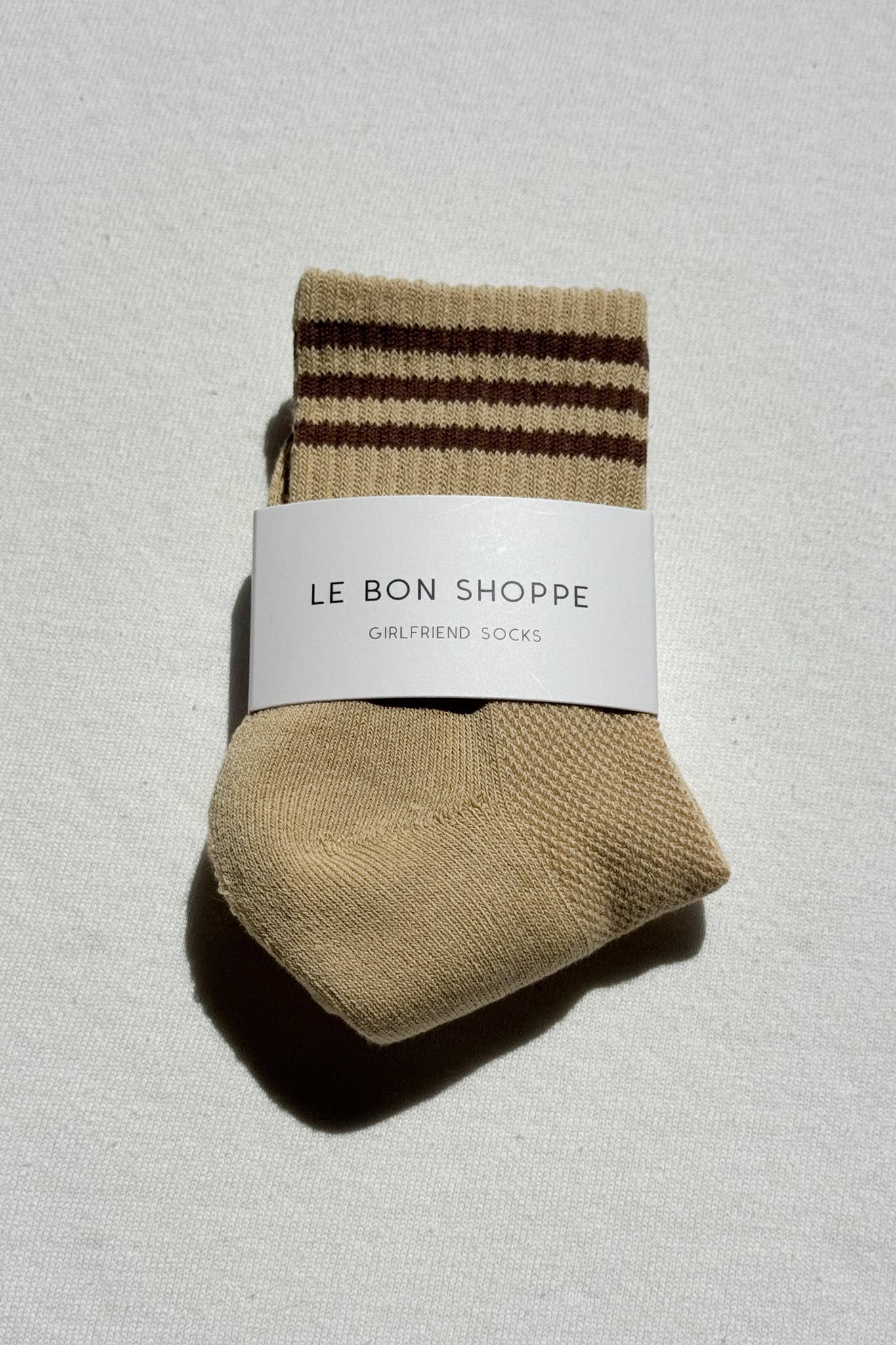 Girlfriend Socks: Daisy — folded pair with label