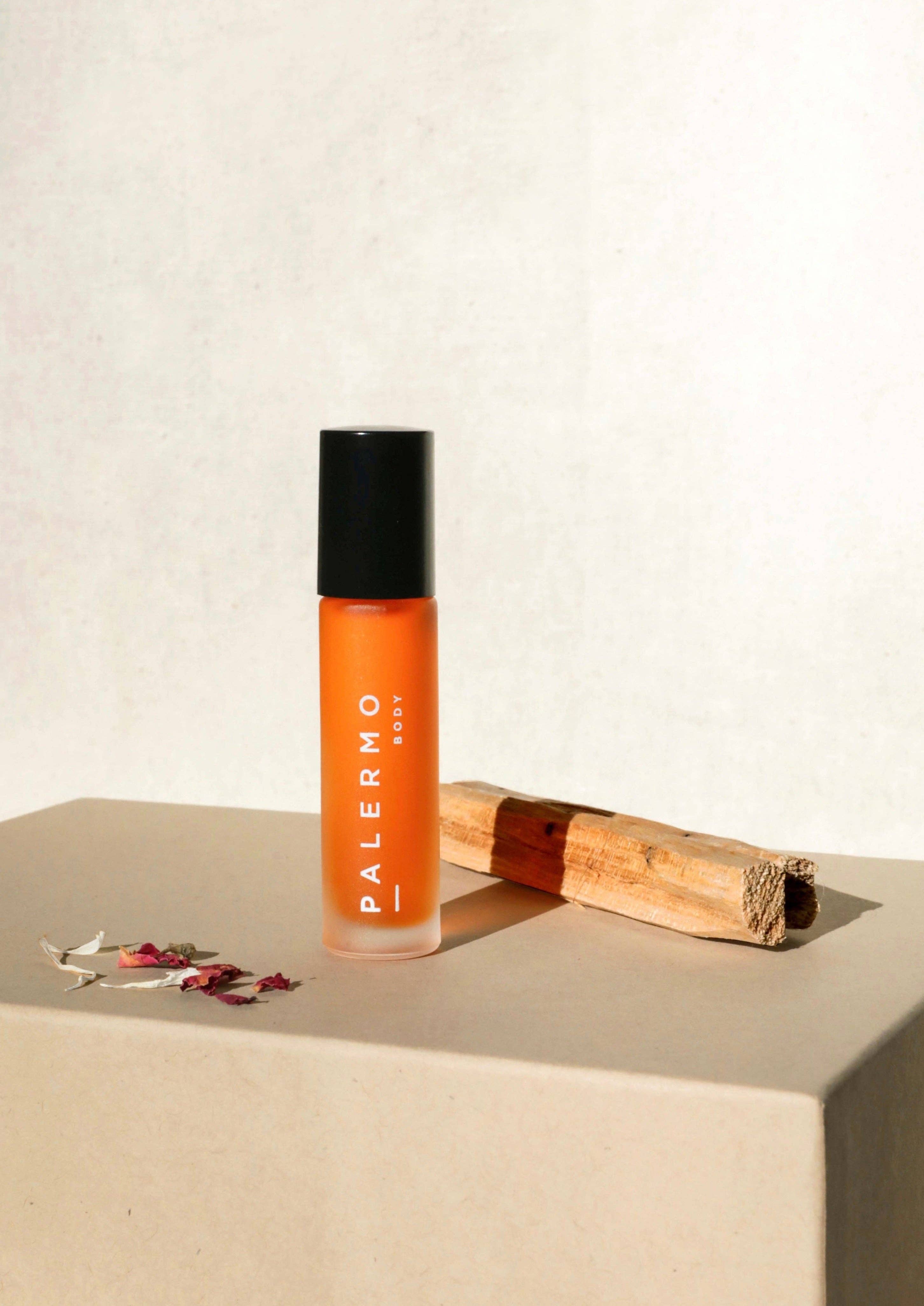 Harmonizing Aromatherapy Oil — bottles and packaging