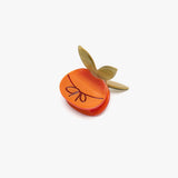Mandarin Orange Hair Claw Clip — angled view