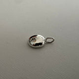 Molten Form Pendant Necklace No. 6, Sterling Silver — pendant detail