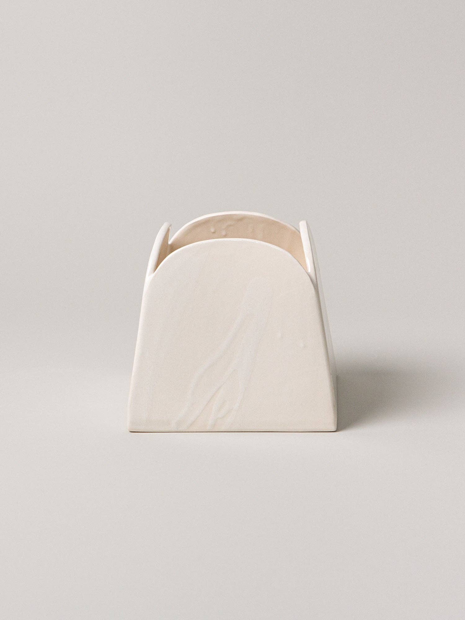 Olto Vase Short, Glacé — front view