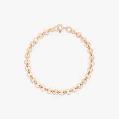 Handcrafted Petite Disc Bracelet in gold fill by Sheena Marshall Jewelry, featuring delicate gold-filled discs for a refined and subtle brilliance.