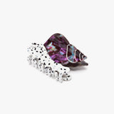 Spotted Whelk Sea Snail Clip — front view