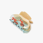 White Swan Hair Claw — angled view