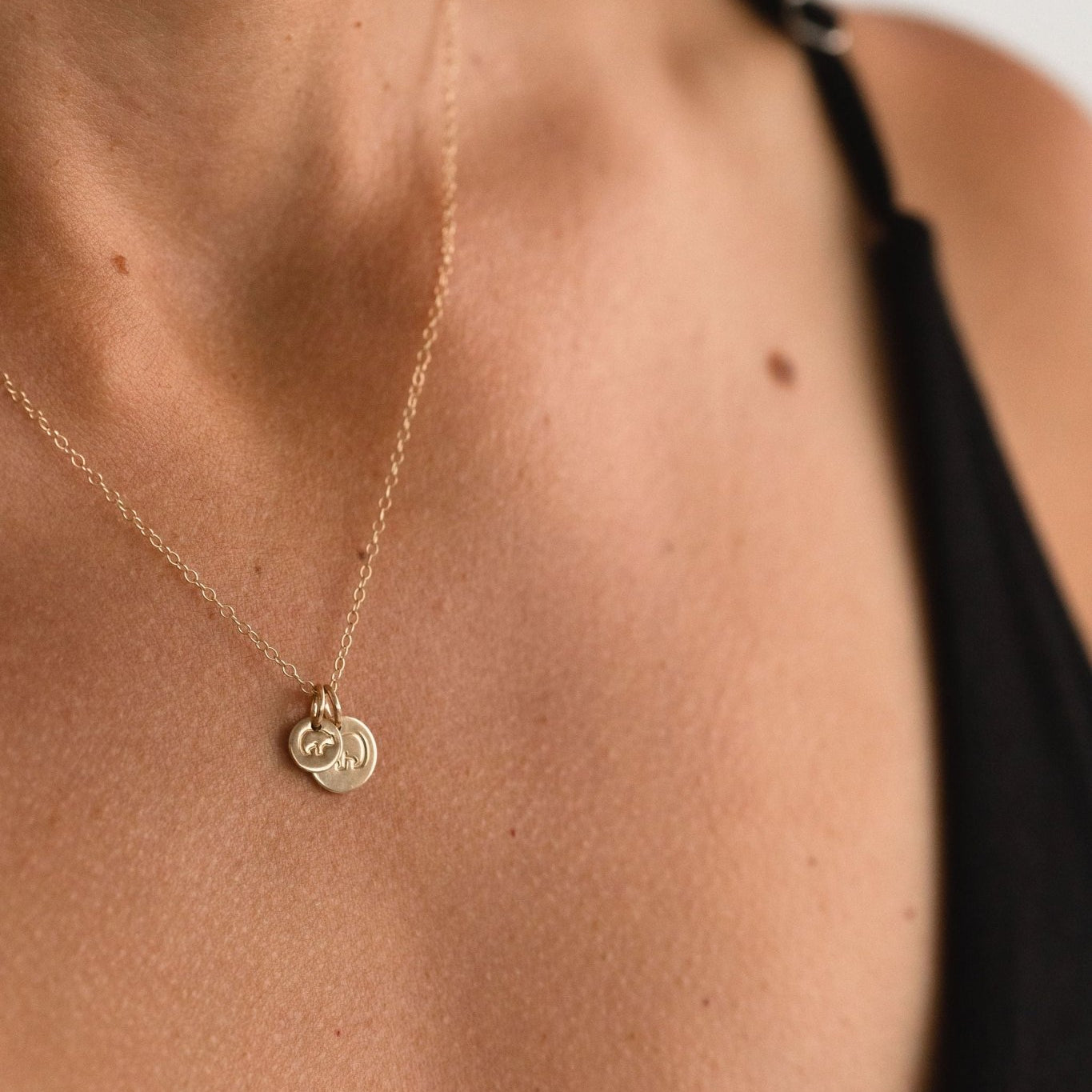 Mama Bear Necklace. Mom Bear Bear Cubs Necklace. Mom Necklace. Mother's Day Gift. New Mom Necklace. Push Present for Wife. Gift for Her. Sheena Marshall Jewelry. Denver Colorado