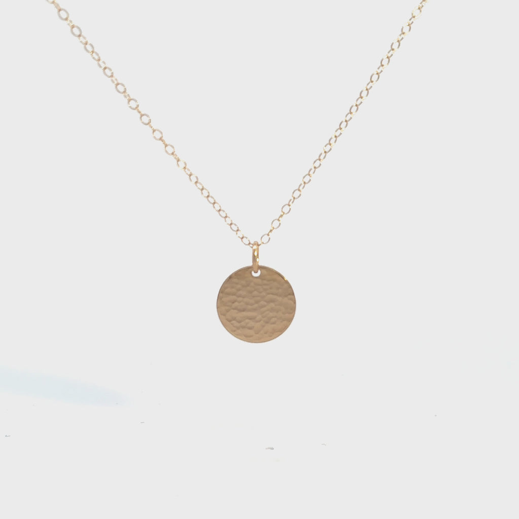 Gold filled pendant necklace. Handmade in Colorado.