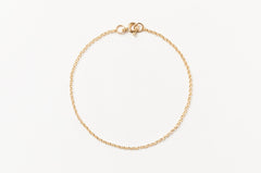 Delicate gold-filled chain bracelet by Sheena Marshall Jewelry, perfect for everyday layering and stacking.
