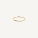 Hammered Ring in gold fill featuring a textured, minimalist design on a white background.