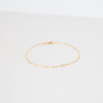 Paperclip Chain Bracelet Gold Fill - Paper Clip Chain Bracelet - Link Chain Bracelet - Bracelet for Women - Gift for Her