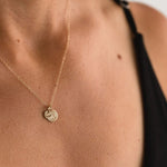 Mama Bear Baby Bear gold fill necklace, perfect for a meaningful gift.