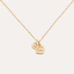 Mama Bear and Baby Bear necklace in gold fill, a meaningful gift for mothers and daughters.