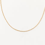 Minimal gold fill necklace with delicate chain - perfect for layering or wearing solo.